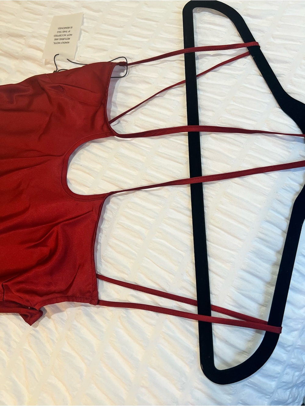 REVOLVE Ombré Red to Purple to Pink Satin Slip Maxi Dress - Picture 12 of 15